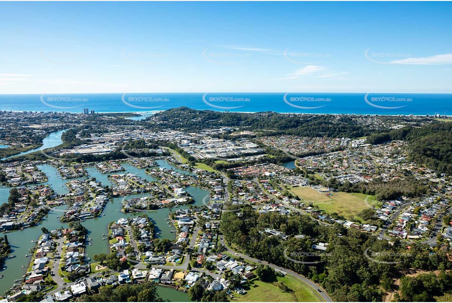 Aerial Photo Currumbin Waters QLD Aerial Photography