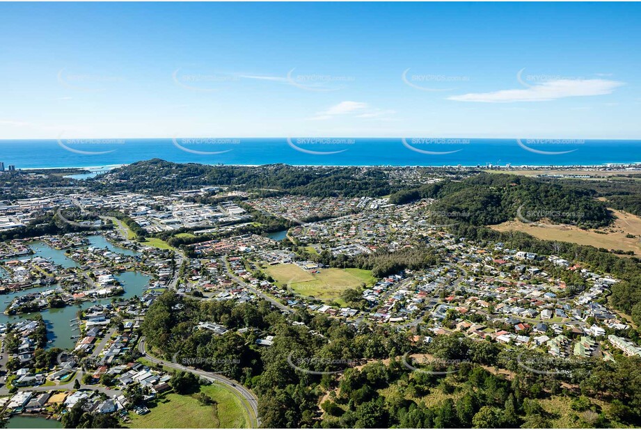 Aerial Photo Currumbin Waters QLD Aerial Photography