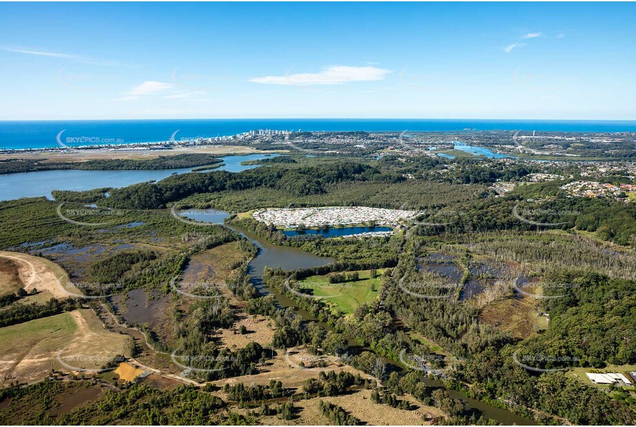 Aerial Photo Tweed Heads West NSW Aerial Photography