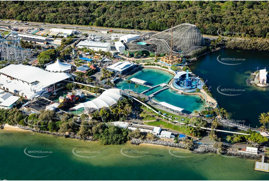 Aerial Photo of Sea World Gold Coast QLD