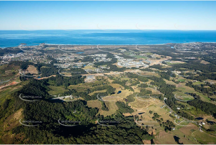 Aerial Photo North Boambee Valley NSW Aerial Photography