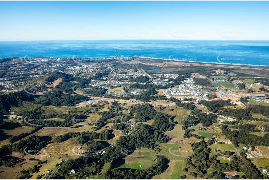 Aerial Photo North Boambee Valley NSW Aerial Photography