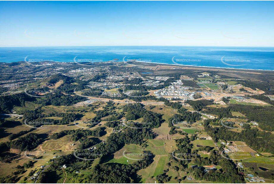 Aerial Photo North Boambee Valley NSW Aerial Photography