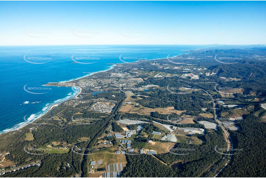 Aerial Photo Woolgoolga NSW Aerial Photography