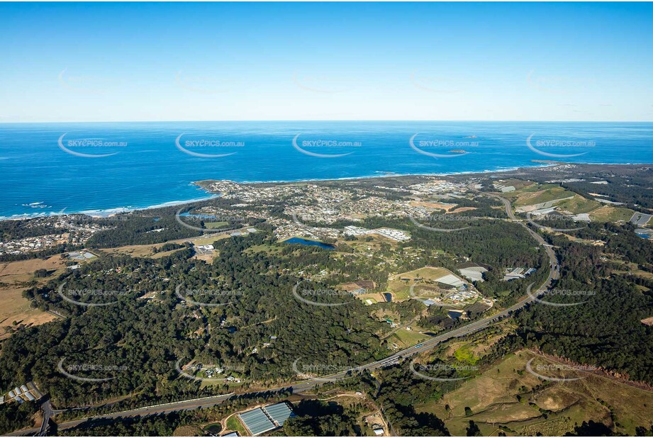 Aerial Photo Woolgoolga NSW Aerial Photography