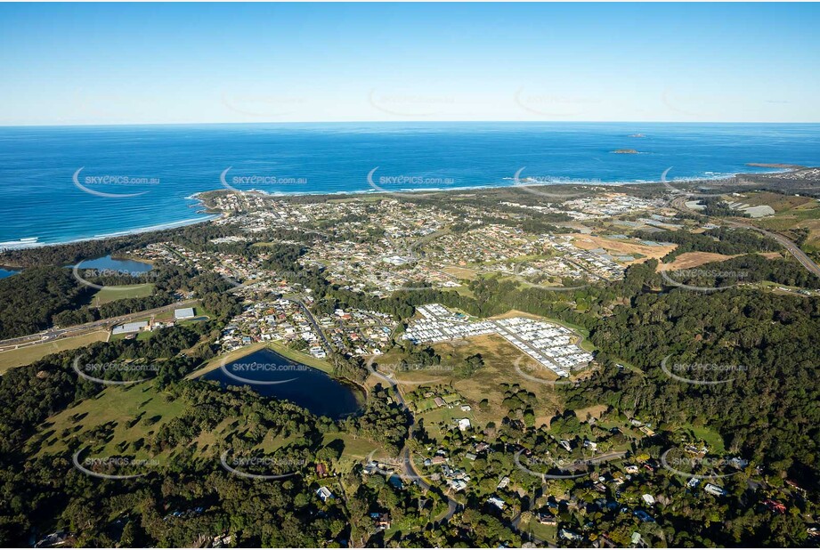 Aerial Photo Woolgoolga NSW Aerial Photography