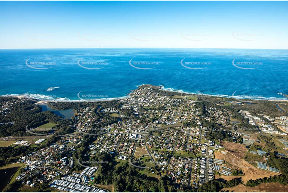 Aerial Photo Woolgoolga NSW Aerial Photography