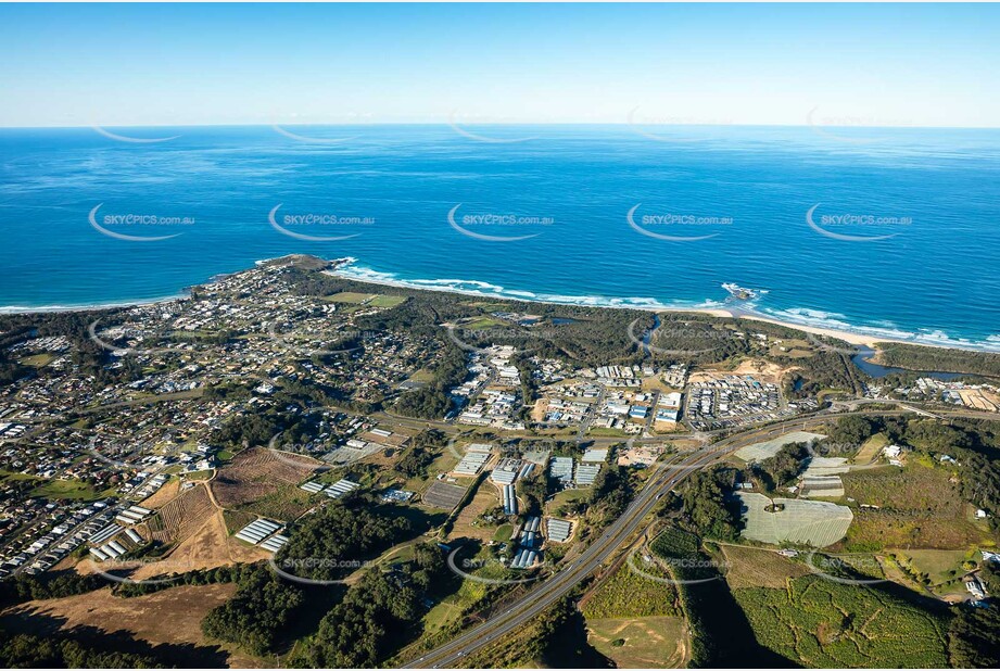 Aerial Photo Woolgoolga NSW Aerial Photography