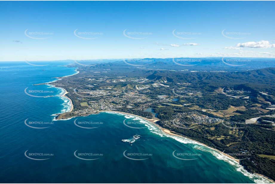 Aerial Photo Safety Beach NSW Aerial Photography