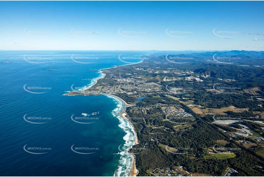 Aerial Photo Safety Beach NSW Aerial Photography