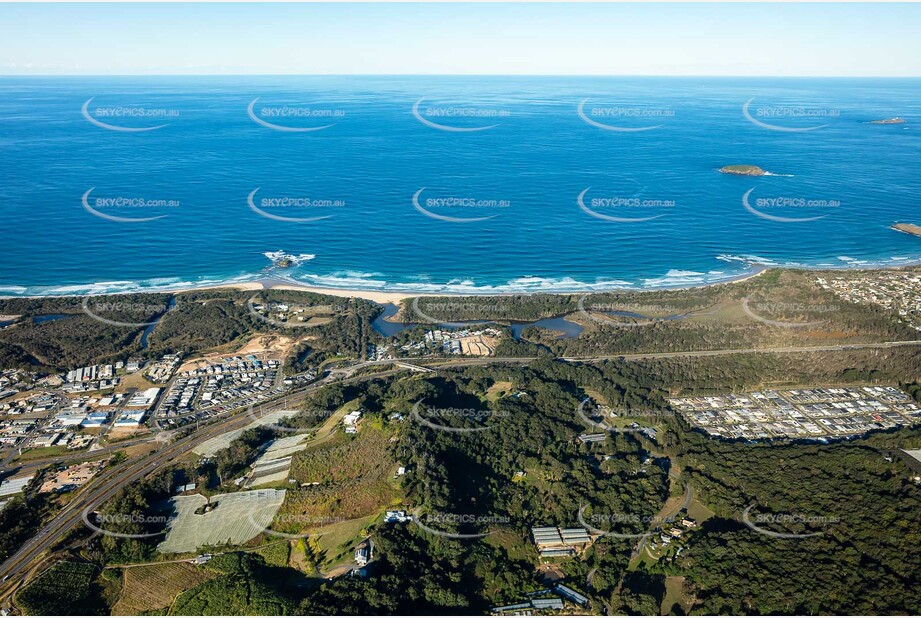 Aerial Photo Sandy Beach NSW Aerial Photography