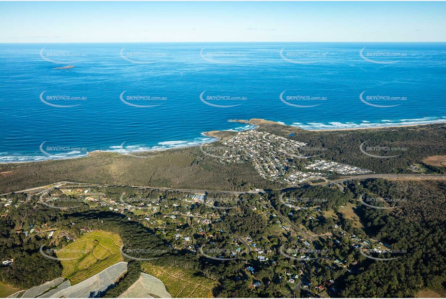 Aerial Photo Emerald Beach NSW Aerial Photography