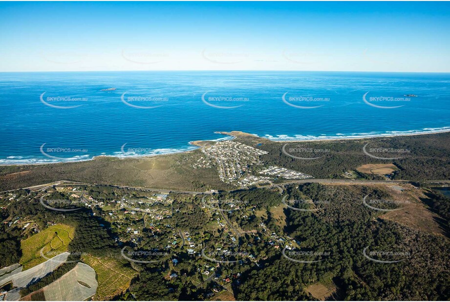 Aerial Photo Emerald Beach NSW Aerial Photography