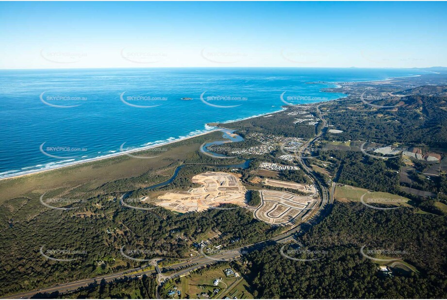 Aerial Photo Moonee Beach NSW Aerial Photography