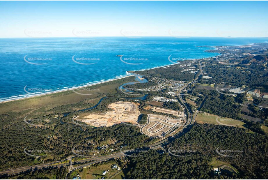 Aerial Photo Moonee Beach NSW Aerial Photography