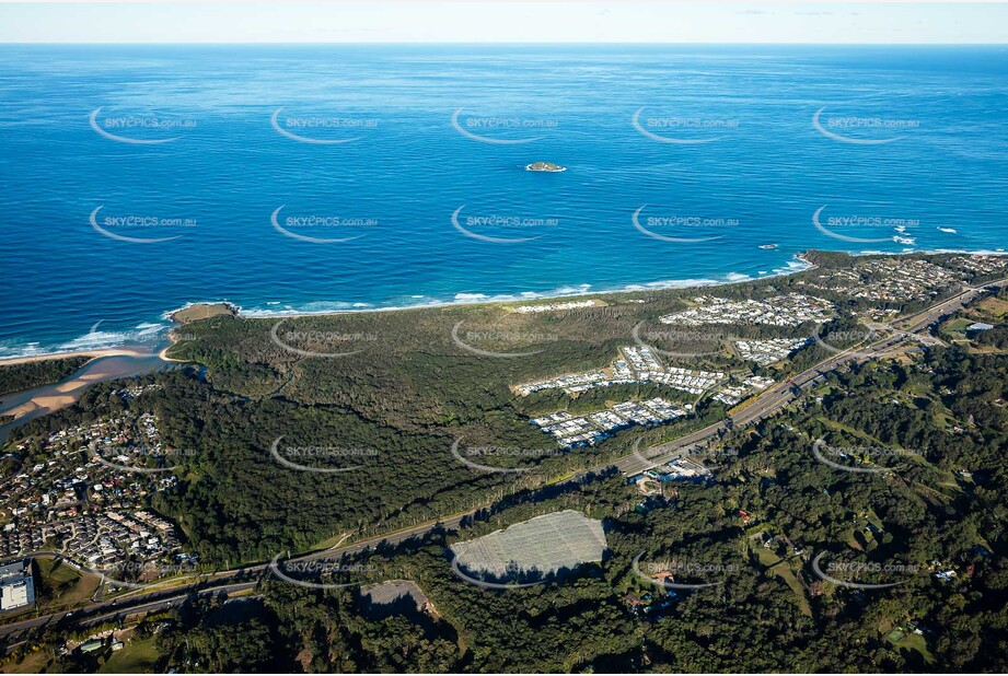 Aerial Photo Sapphire Beach NSW Aerial Photography