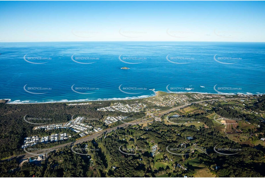 Aerial Photo Sapphire Beach NSW Aerial Photography