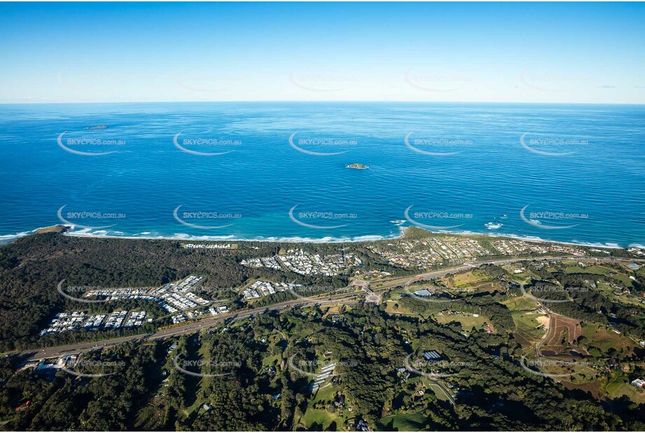 Aerial Photo Sapphire Beach NSW Aerial Photography