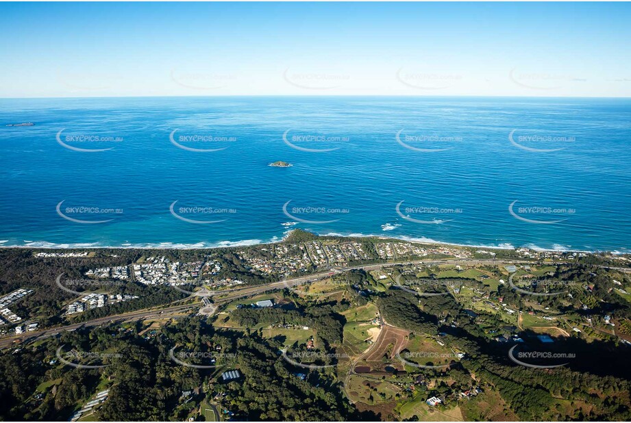 Aerial Photo Sapphire Beach NSW Aerial Photography