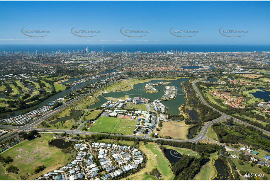 Aerial Photo Carrara QLD Aerial Photography