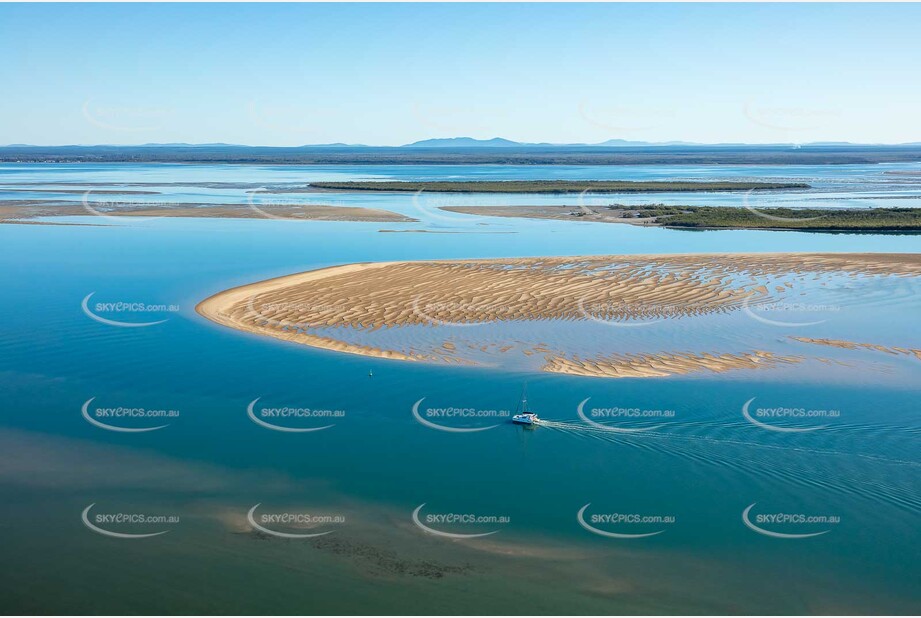 Aerial Photo Great Sandy Strait QLD Aerial Photography