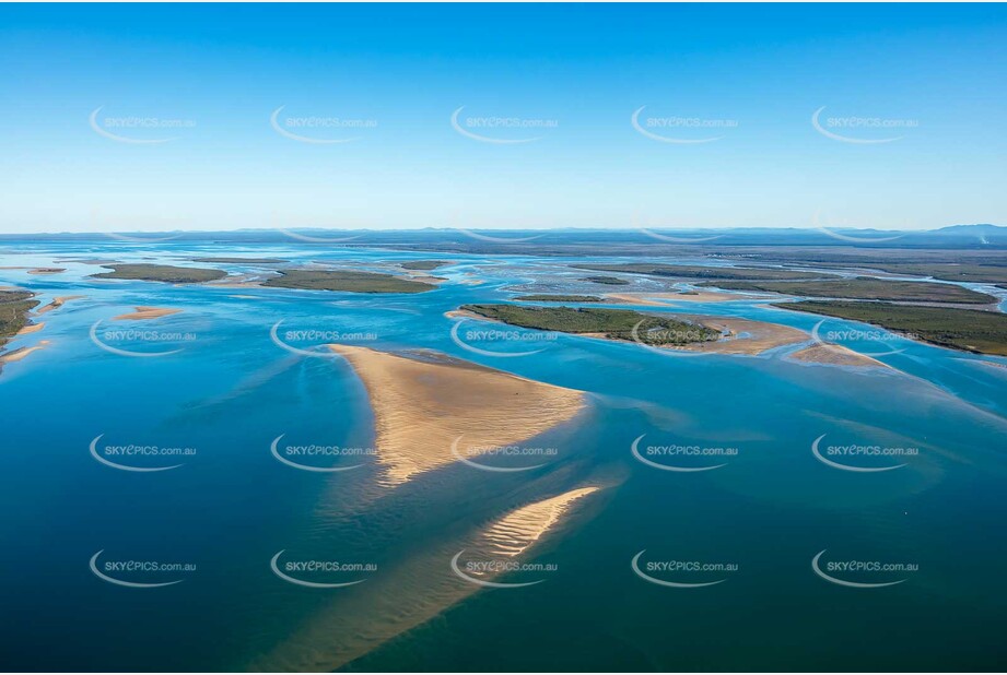 Aerial Photo Great Sandy Strait QLD Aerial Photography