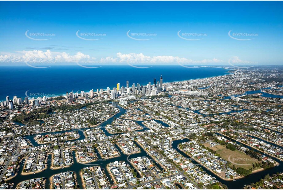 Aerial Photo Broadbeach Waters QLD Aerial Photography