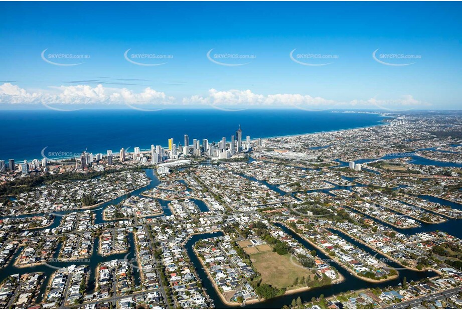 Aerial Photo Broadbeach Waters QLD Aerial Photography