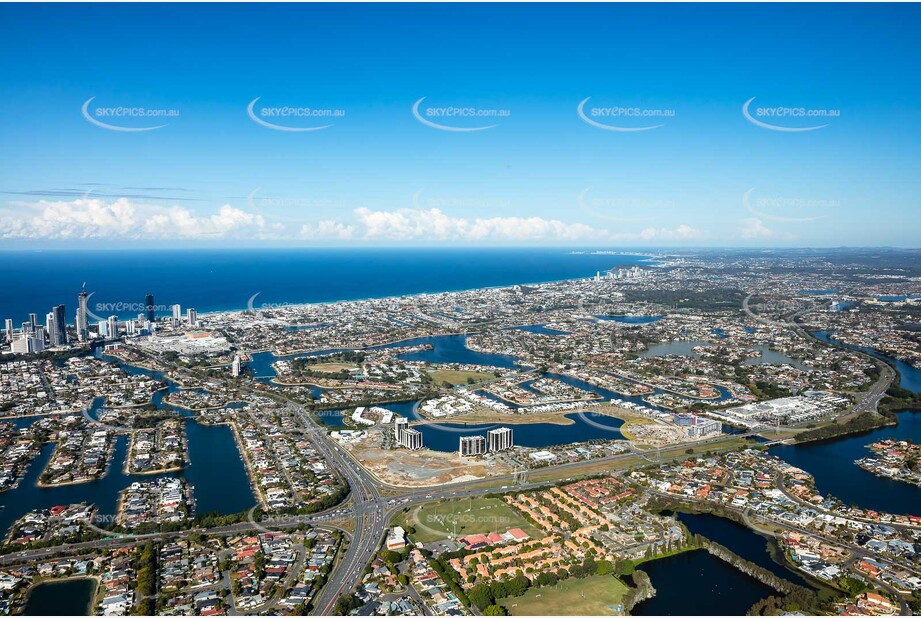 Aerial Photo Clear Island Waters QLD Aerial Photography