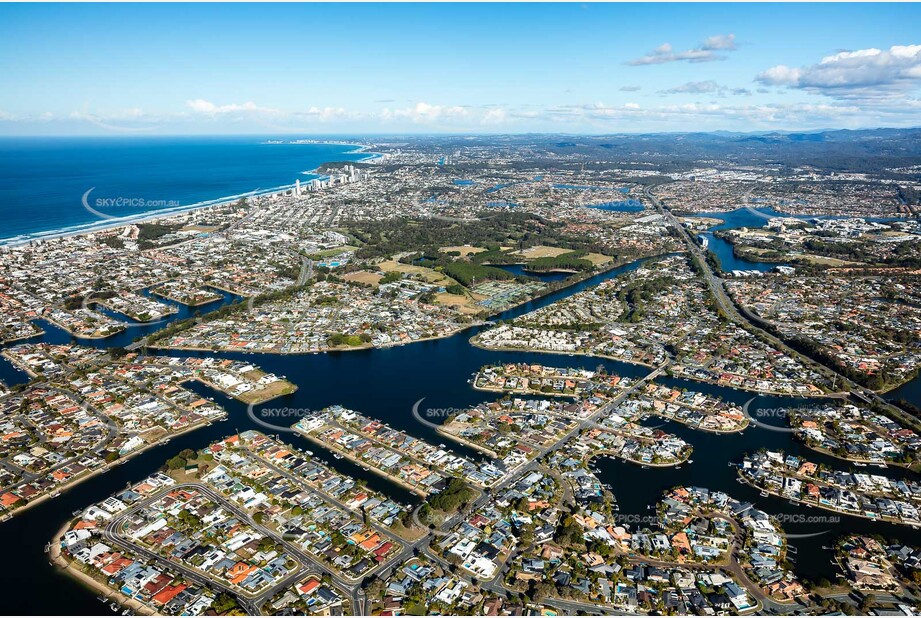 Aerial Photo Mermaid Waters QLD Aerial Photography