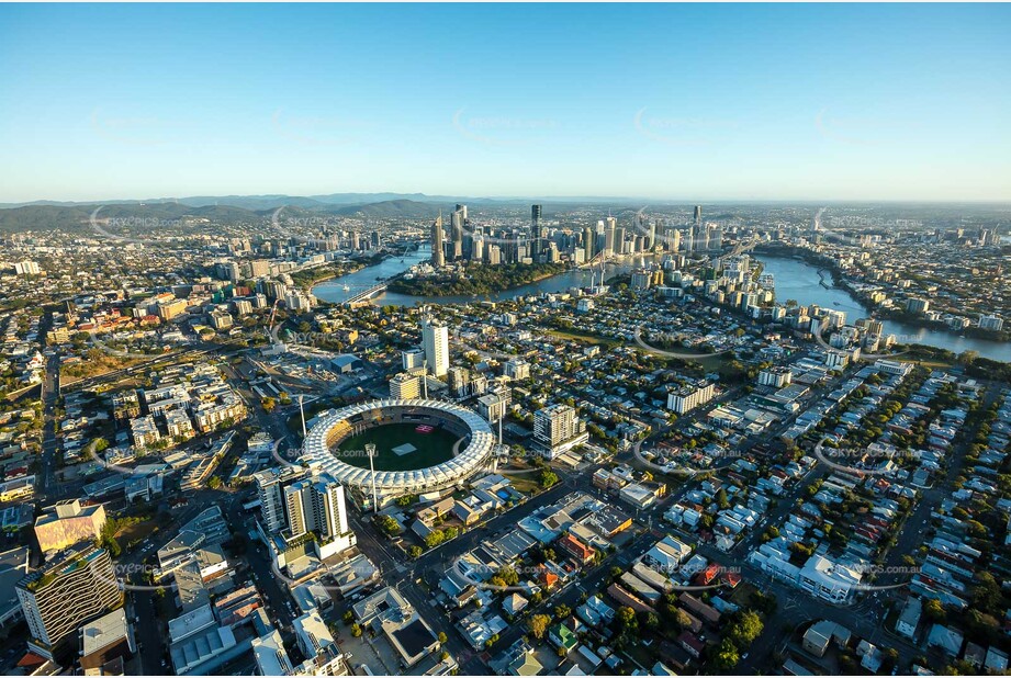 Sunrise Aerial Photo East Brisbane QLD Aerial Photography