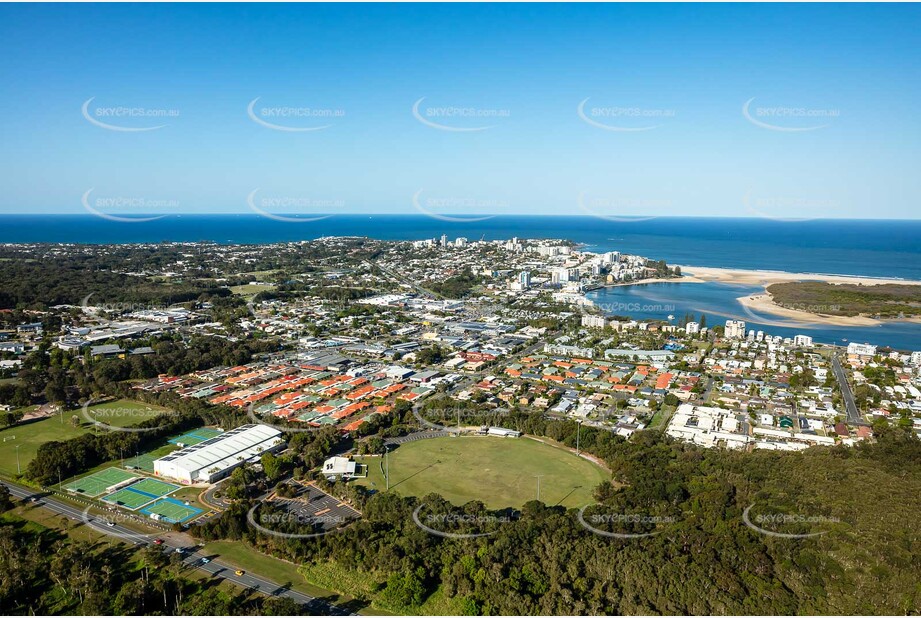 Aerial Photo Golden Beach QLD Aerial Photography