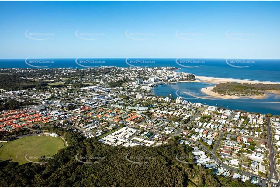 Aerial Photo Golden Beach QLD Aerial Photography