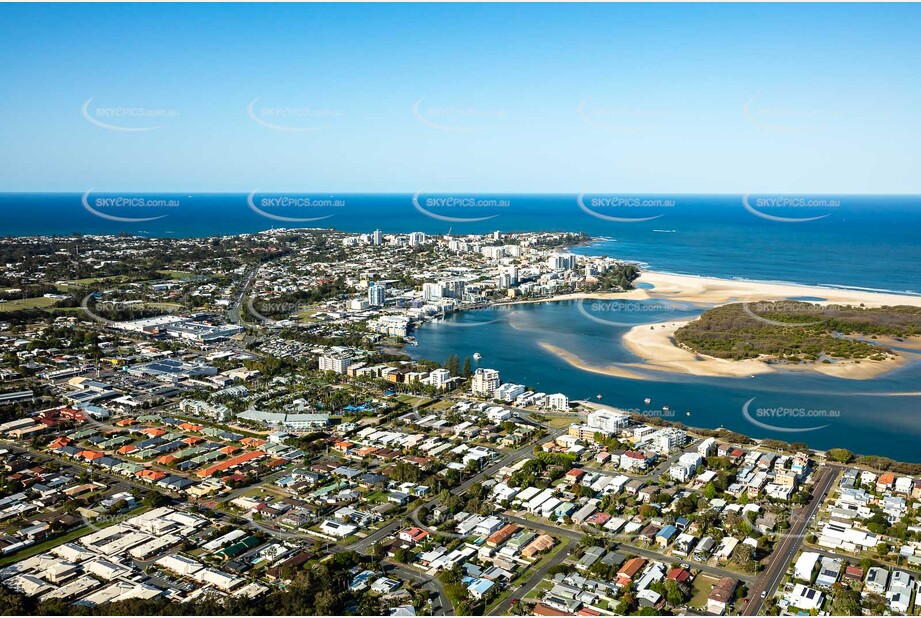 Aerial Photo Golden Beach QLD Aerial Photography