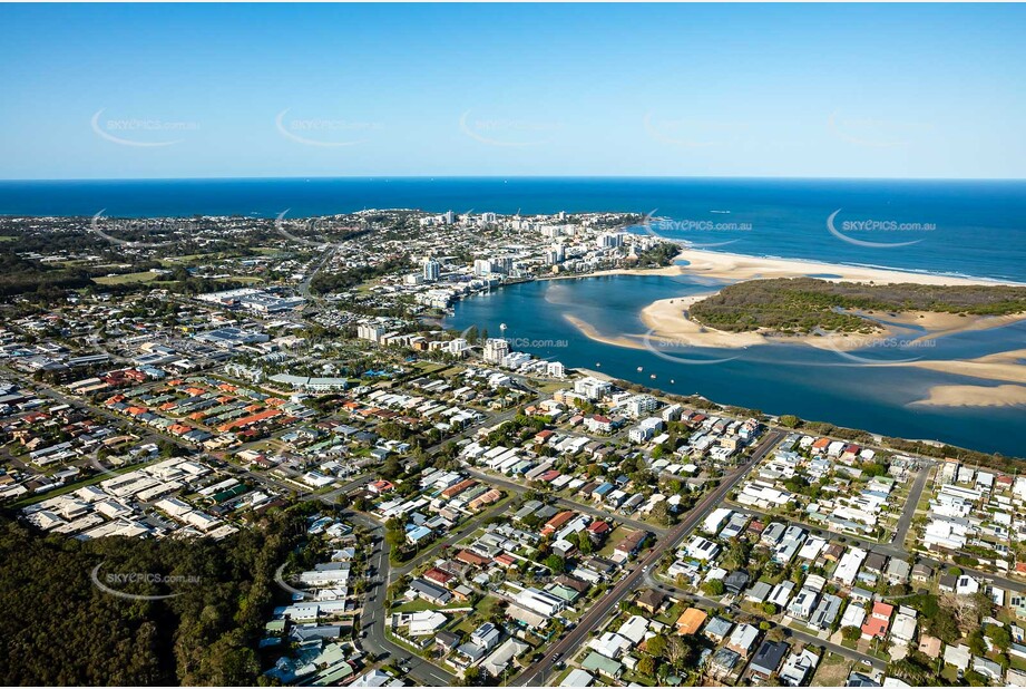 Aerial Photo Golden Beach QLD Aerial Photography