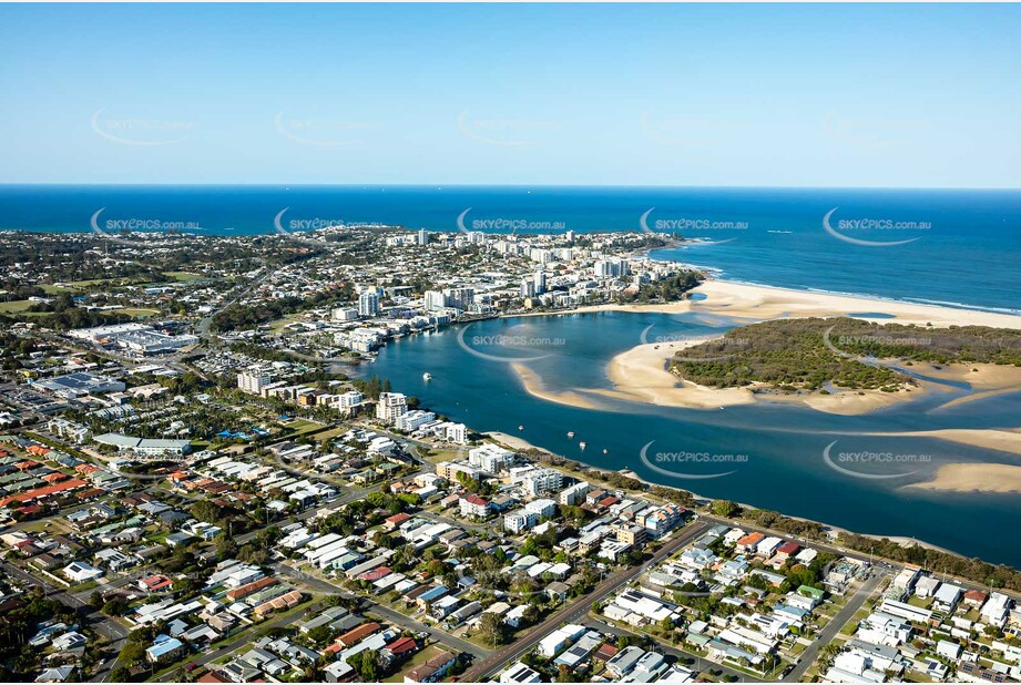 Aerial Photo Golden Beach QLD Aerial Photography