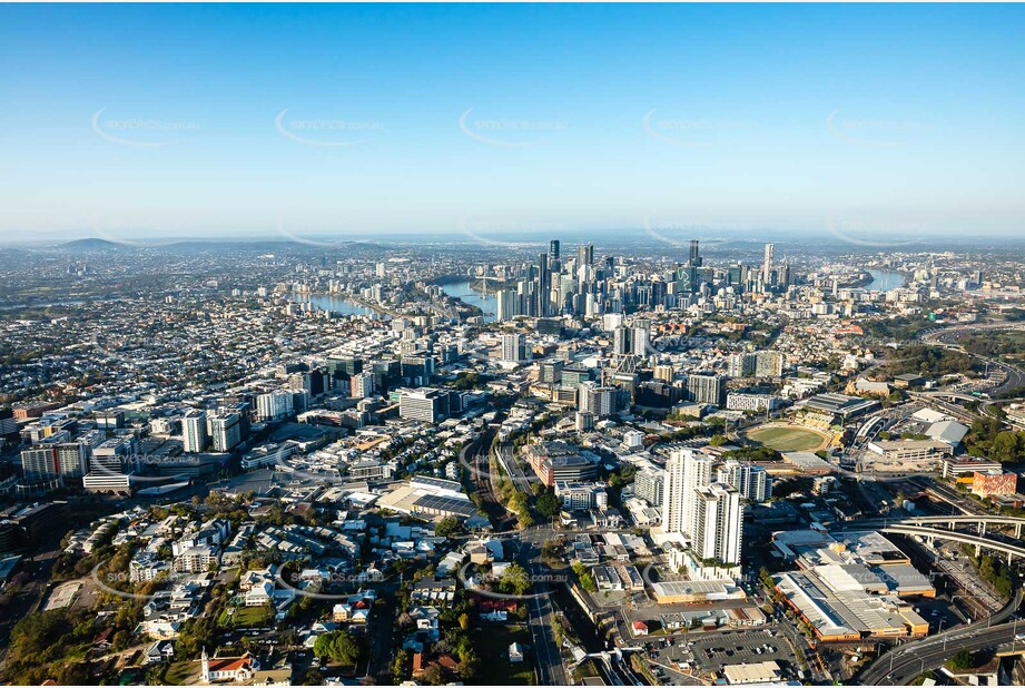 Aerial Photo Bowen Hills QLD Aerial Photography