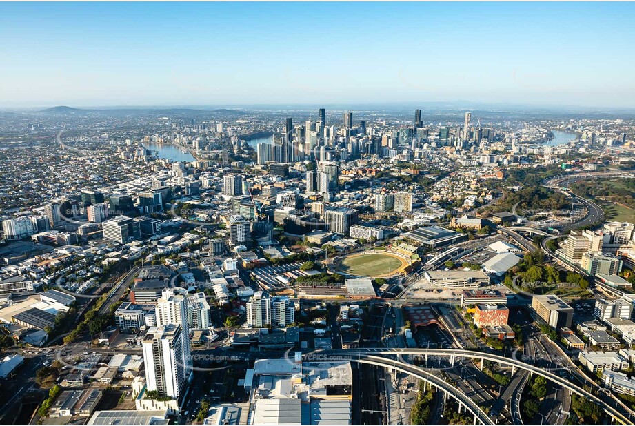 Aerial Photo Bowen Hills QLD Aerial Photography