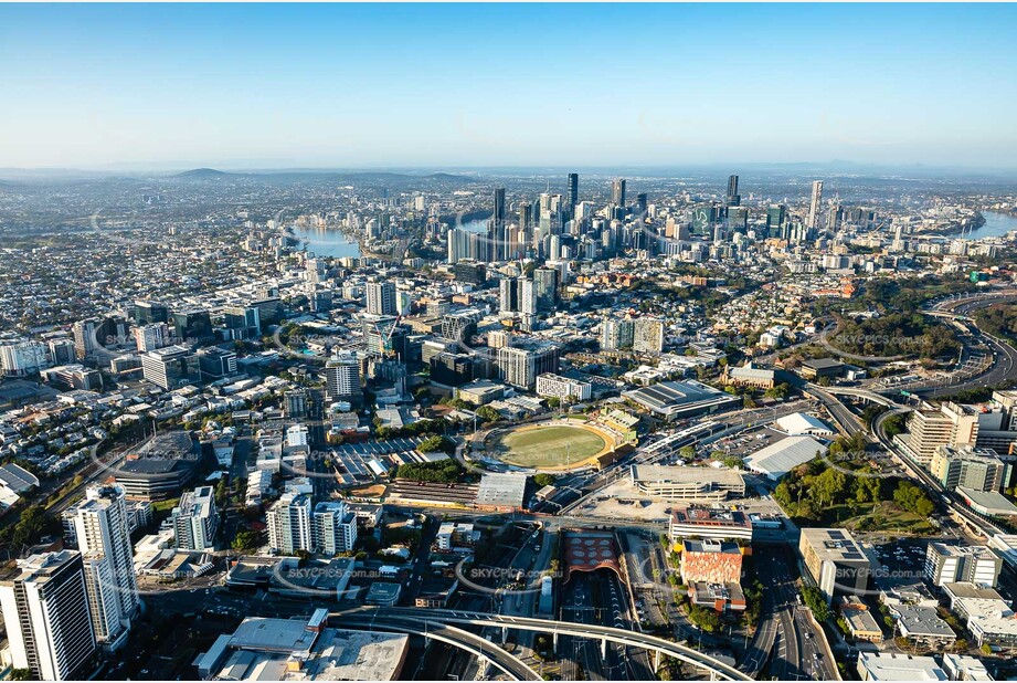 Aerial Photo Bowen Hills QLD Aerial Photography