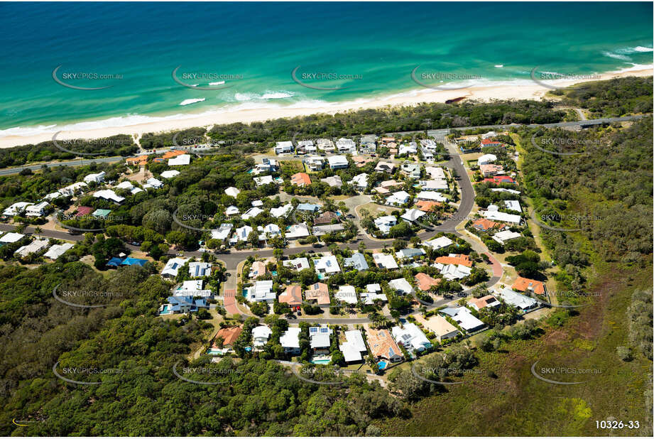 Aerial Photo Castaways Beach QLD Aerial Photography