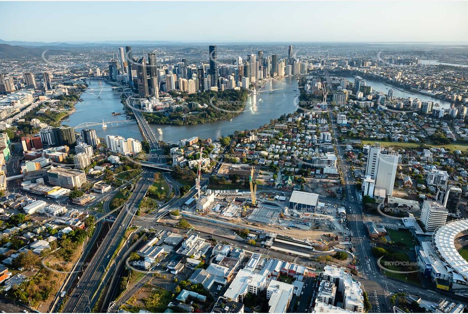 Aerial Photo Woolloongabba QLD Aerial Photography