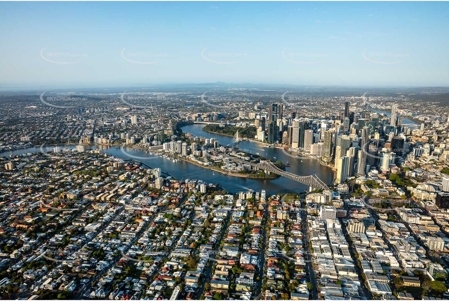 Aerial Photo New Farm QLD Aerial Photography