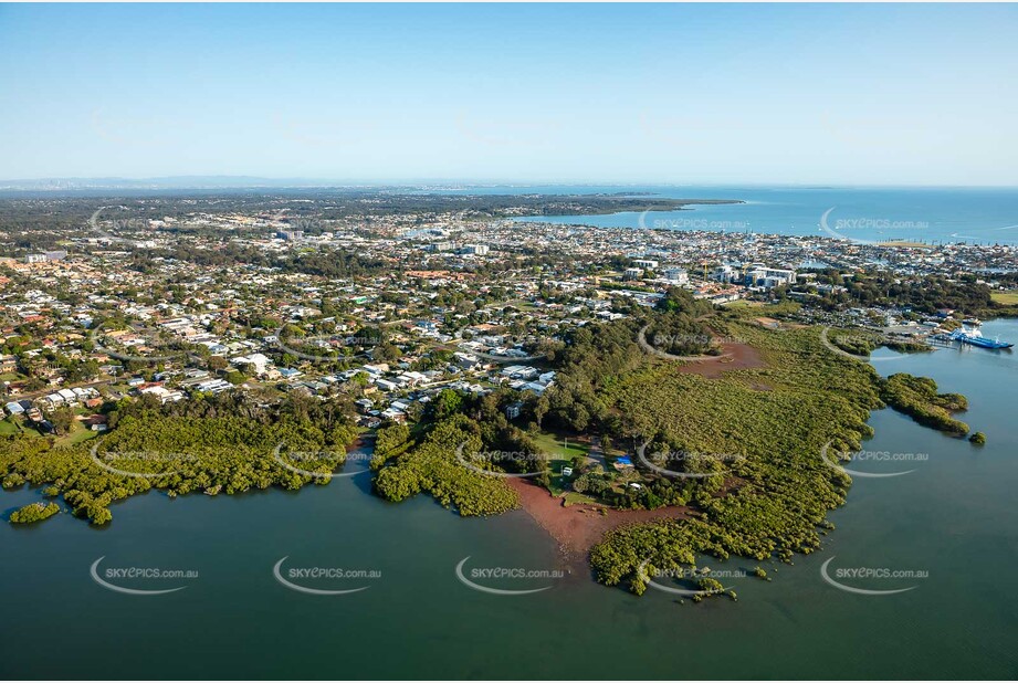 Aerial Photo Cleveland QLD Aerial Photography