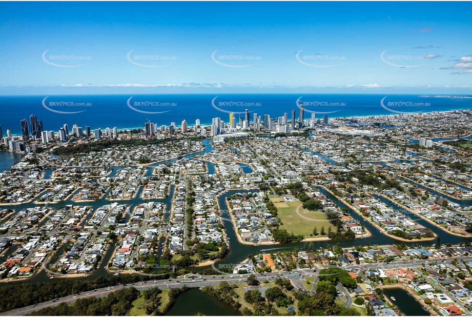 Aerial Photo Broadbeach Waters QLD Aerial Photography