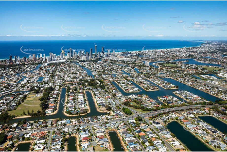 Aerial Photo Broadbeach Waters QLD Aerial Photography