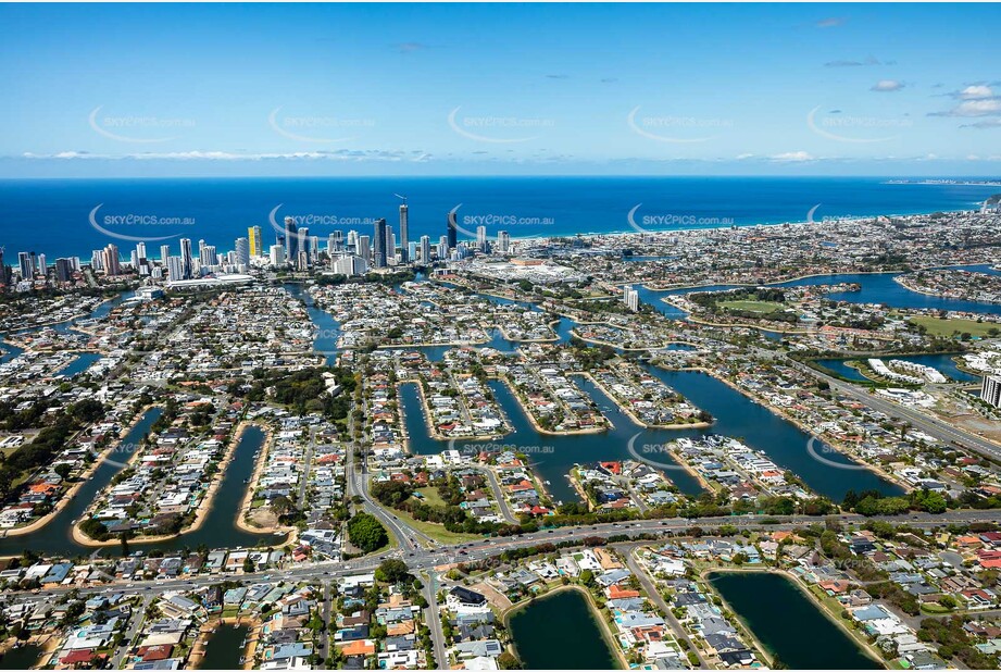 Aerial Photo Broadbeach Waters QLD Aerial Photography