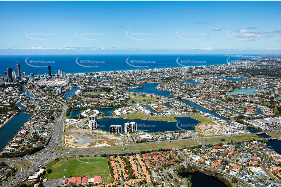 Aerial Photo Mermaid Waters QLD Aerial Photography