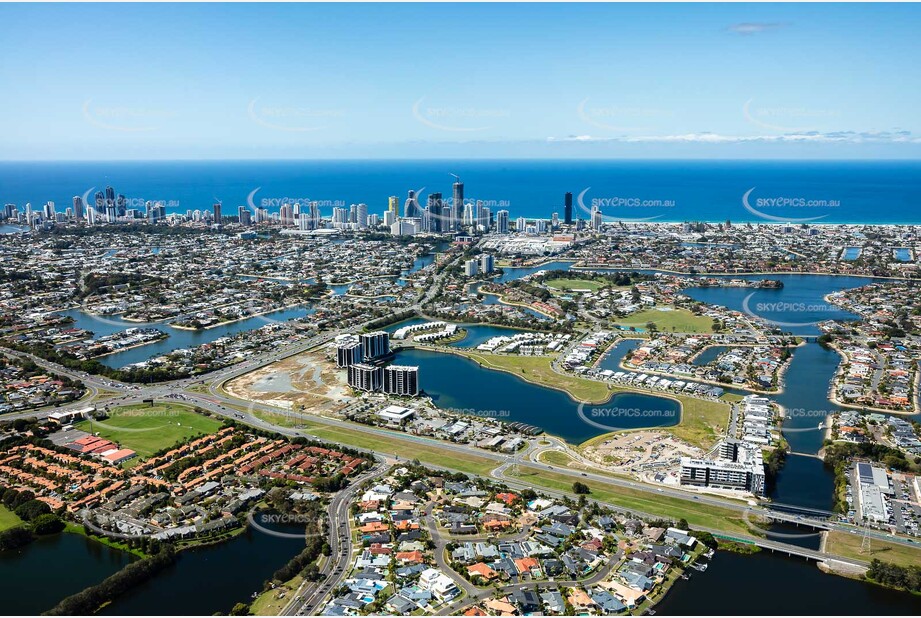 Aerial Photo Mermaid Waters QLD Aerial Photography