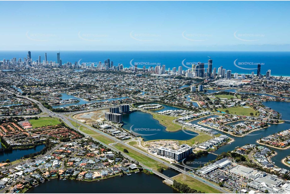 Aerial Photo Mermaid Waters QLD Aerial Photography