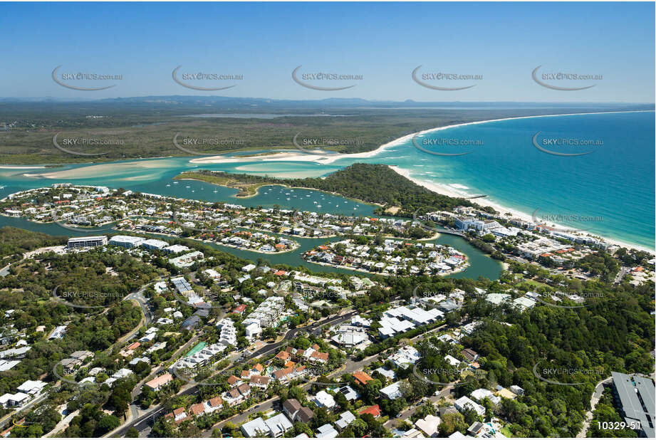 An aerial photo of Noosa Head National Park QLD Aerial Photography